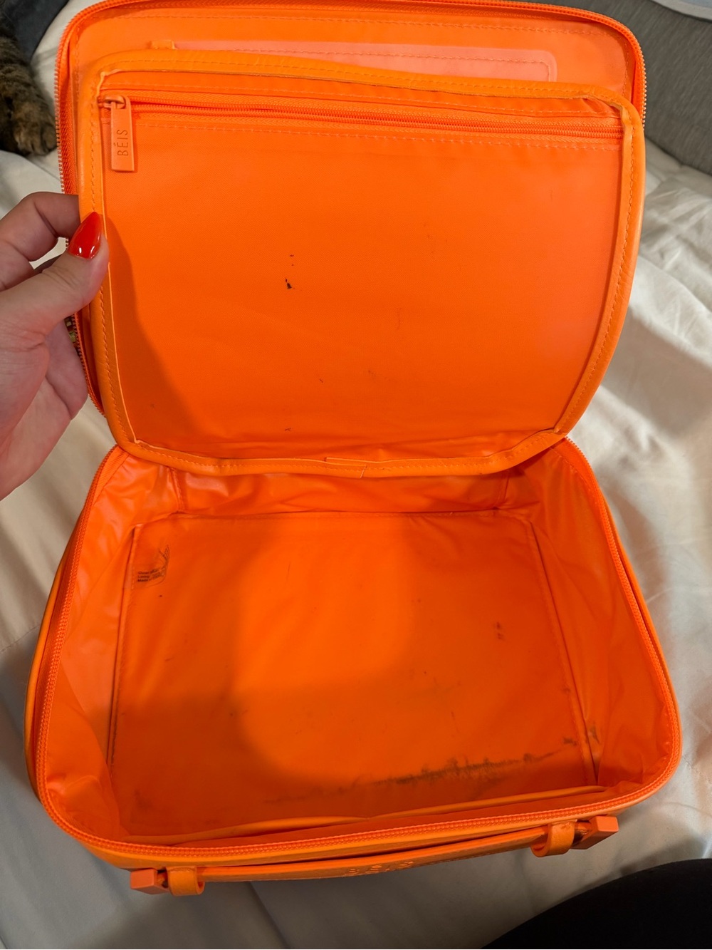 Béis Limited Edition Creamsicle Dopp Cosmetic Bag